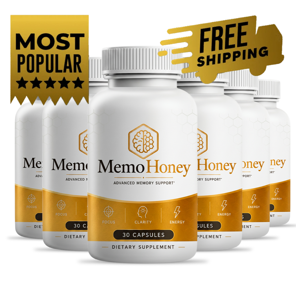 MemoHoney 6 Bottles package